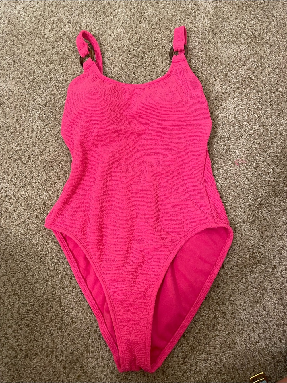 Shade & Shore Hot Pink One-Piece Swimsuit